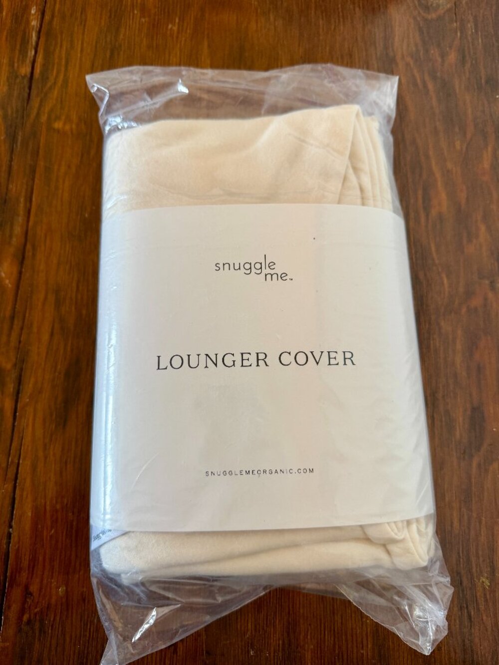 Natural Beige Snuggle Me Organic Infant Lounger COVER - Picture 2 of 4